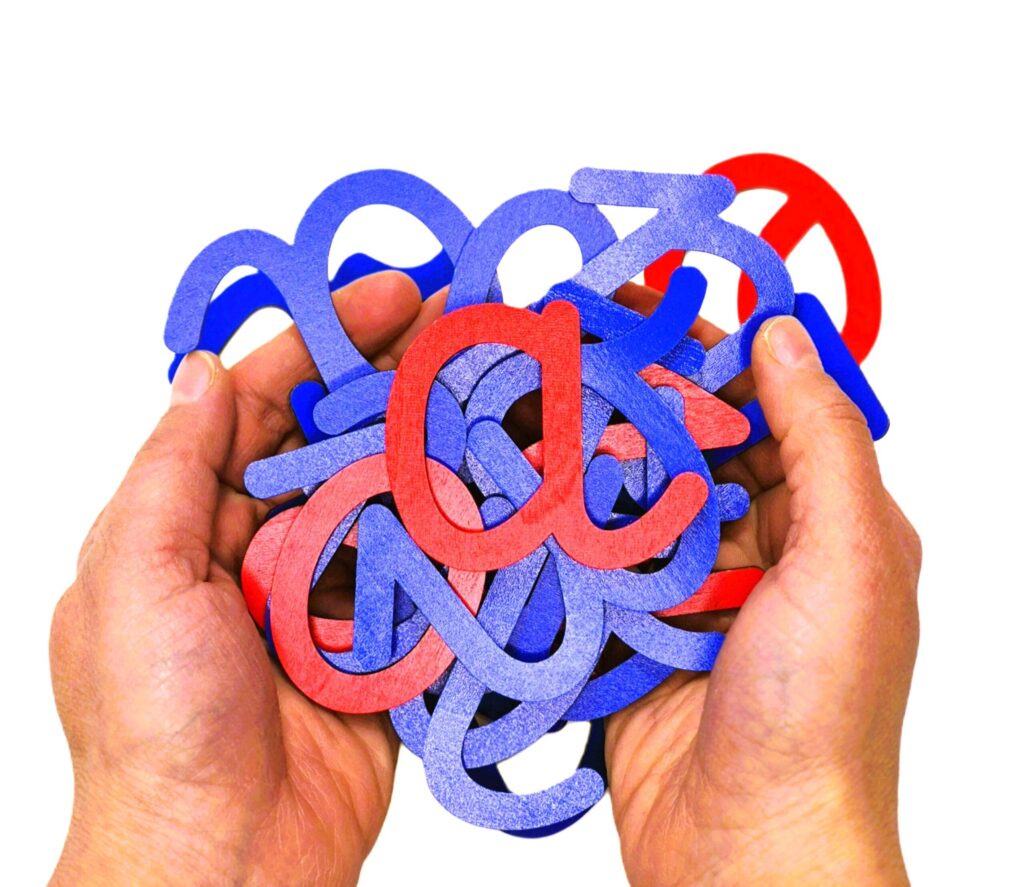 nauka pisania i czytania Montessori